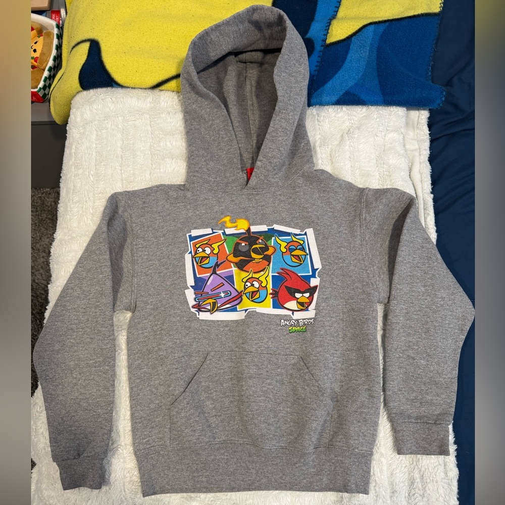 Angry Birds Gray Hoodie